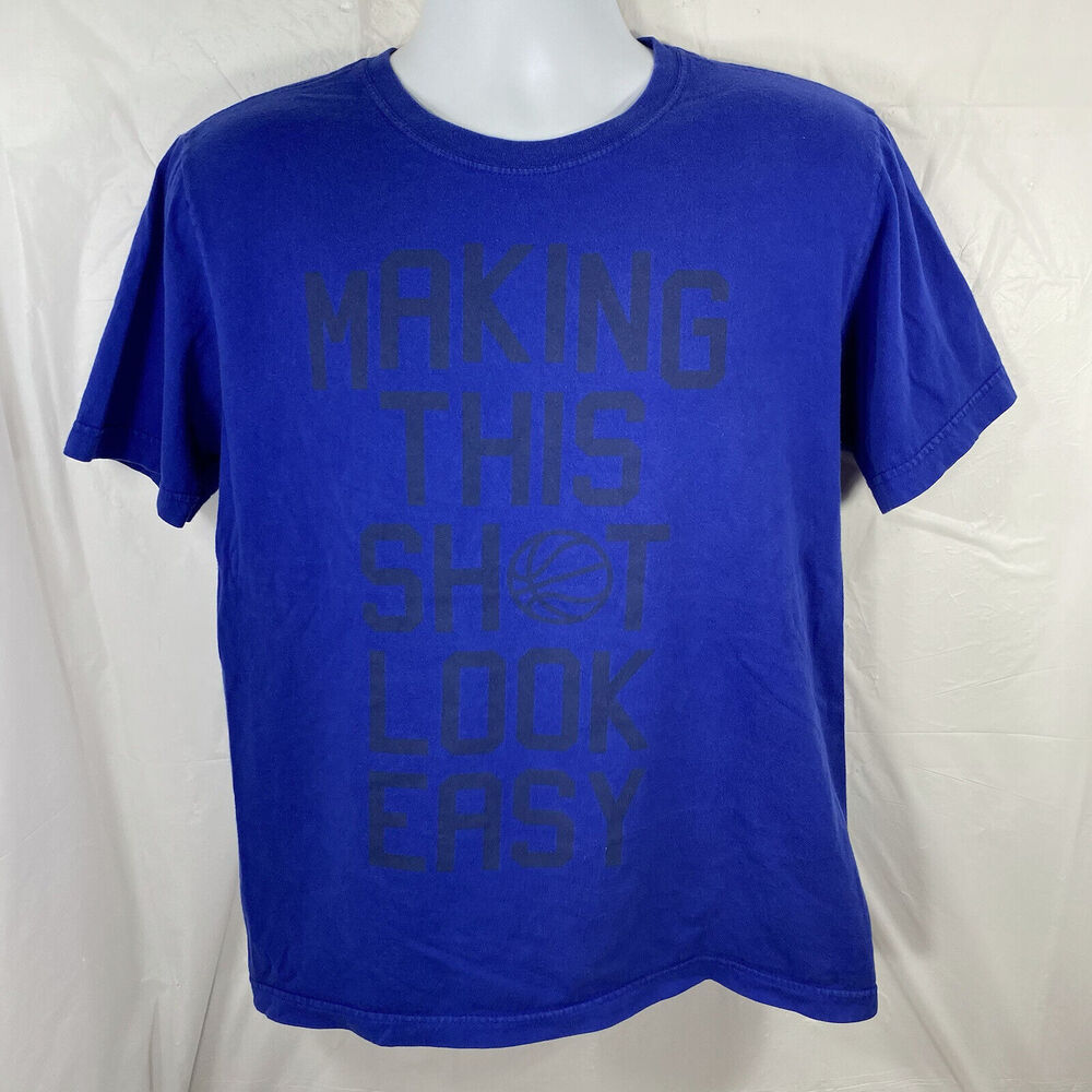 Nike Mens Med Basketball Making This Shot Look Easy Graphic T-Shirt Regular Fit
